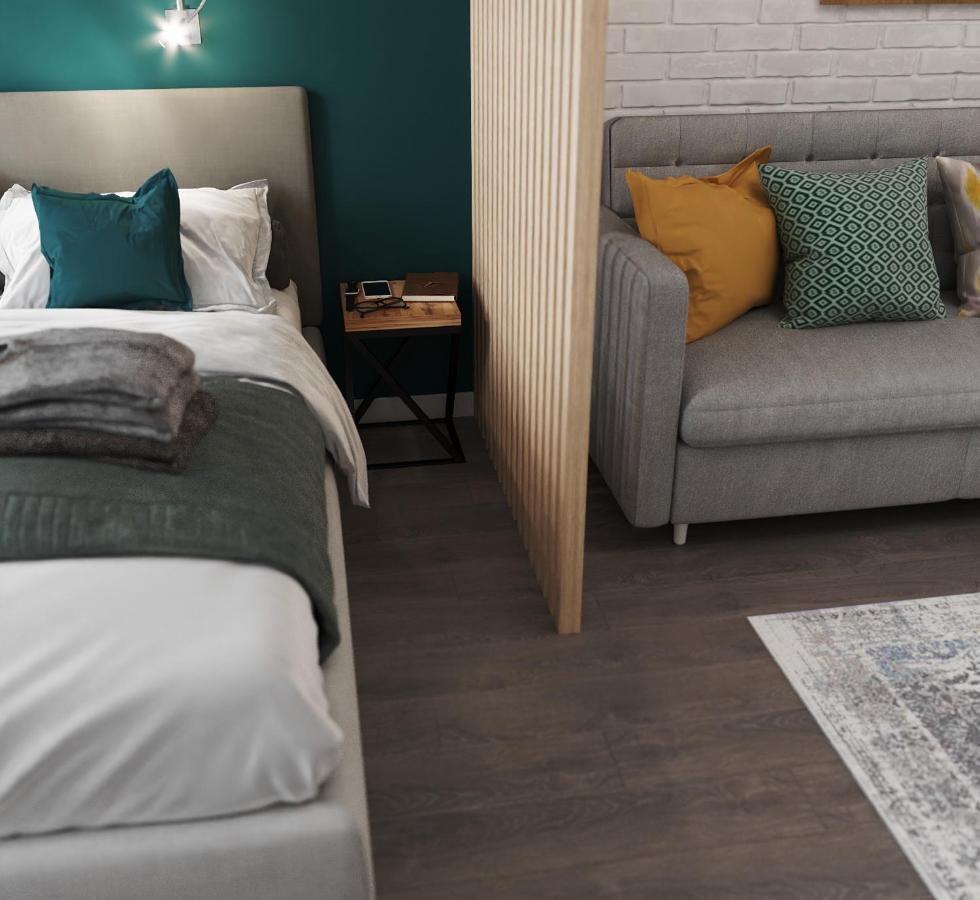 Green Studio Apartment Tashkent Bagian luar foto